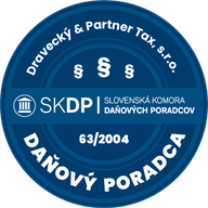 Pečiatka SKDP Dravecký & Partner
